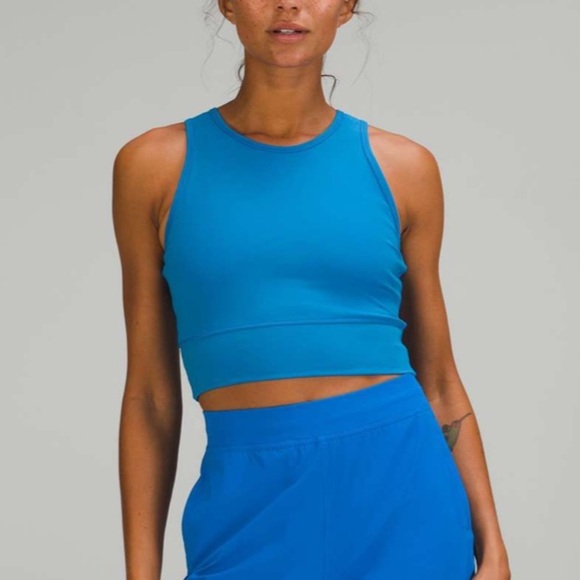Lululemon Mesh-Back Training Cropped
Tank Top Blue Poolside - Picture 4 of 9